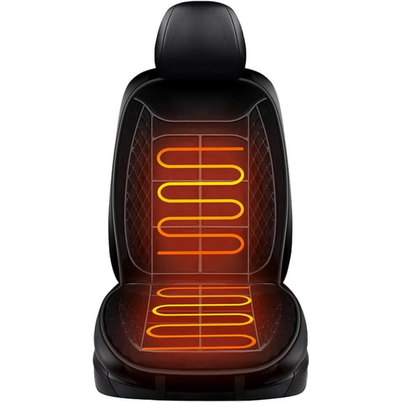 Heated Car Seat Cover for Car ,Universal Auto Cushions Compatible with Most Vehicles Heated Car Seat Cushion, Cars, SUVs, Trucks and Vans,Fast Heat