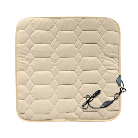Heated Car Seat Cushion, Portable Car Heating Pad with Adjustable Temperature Control, Auto Close Safety Feature, Non-Sliping Base for Winter Driving