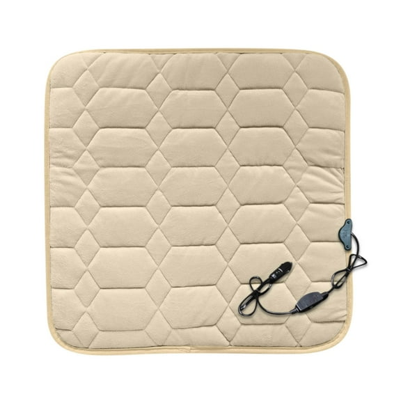 Heated Car Seat Cushion, Portable Car Heating Pad with Adjustable Temperature Control, Auto Close Safety Feature, Non-Sliping Base for Winter Driving