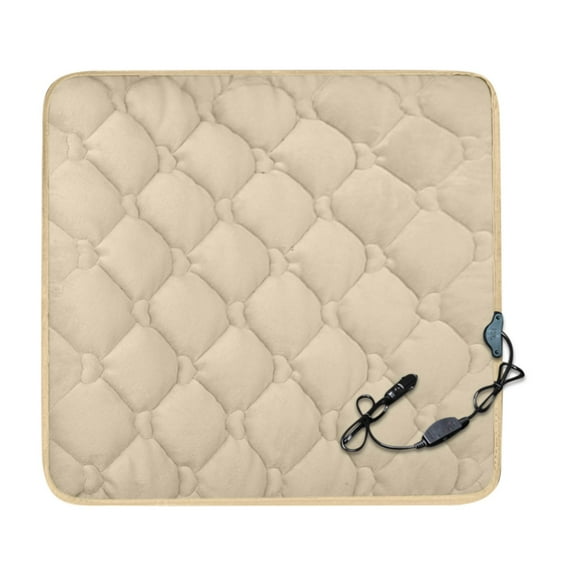 Heated Car Seat Cushion, Portable Car Heating Pad with Adjustable Temperature Control, Auto Close Safety Feature, Non-Sliping Base for Winter Driving