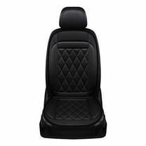 Heated Car Seat Cushion with Intelligent Temperature Control Fast Warm Technology and Secure Elastic Straps for Winter Driving Comfort