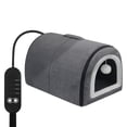 thumbnail image 1 of Heated Cat Bed Cat Bed Detachable Semi Enclosed Cat Bed with Arched Roof and Temperature Control Suitable for Small and Medium Sized Cat Breeds Suitable for Winter Home Travel Happy Day!, 1 of 7