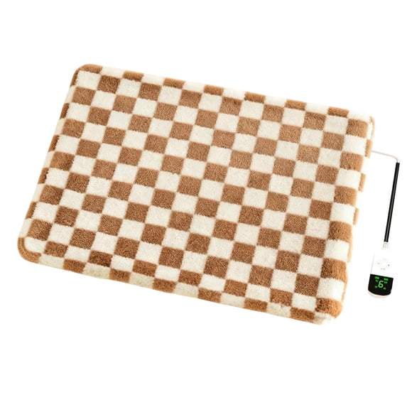 Heated Cat Bed Indoor with 9 Adjustable Heat Settings, Plush ...