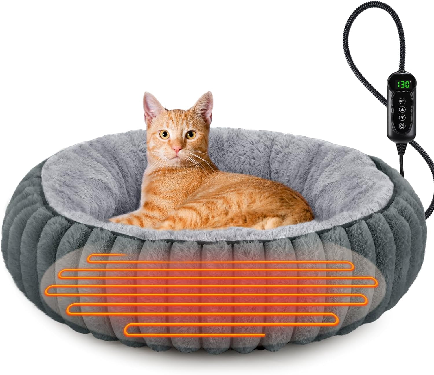 Image showcasing Heated Cat Beds for Indoor Cats and Small Dogs, 20