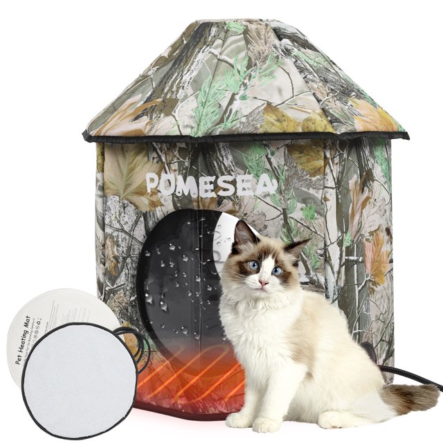 Heated Cat Houses for Outdoor Cats in Winter, Heated Cat House for Your