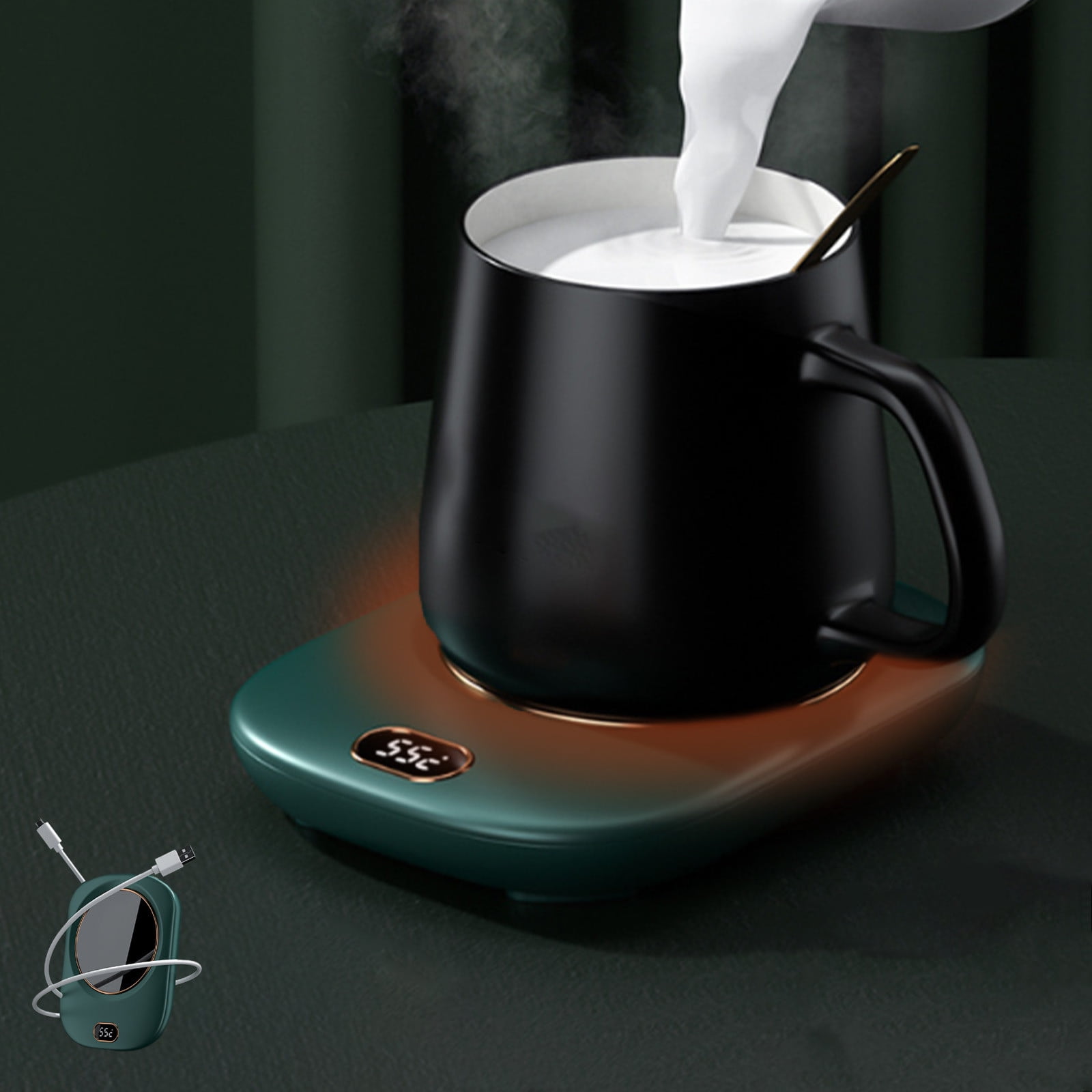 Coffee Mug Warmer, Mug Warmer for Desk, Portable Thermostatic