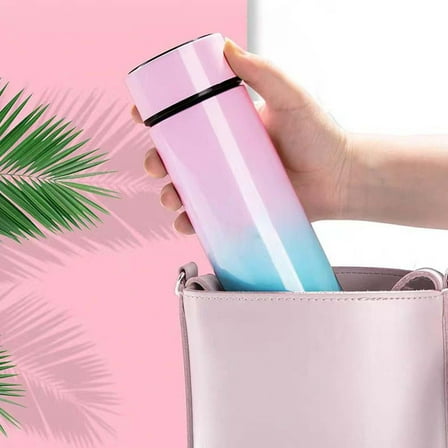 Kitchen Utensils Clearance Heated Coffee Thermos, Stainless Steel Smart Mug with Temperature Display, Vacuum Insulated (White)