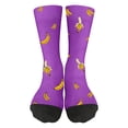 thumbnail image 1 of Heated Competitive Banana Socks, Cute Unisex Crew Socks, Soft and Cozy Design for All-Day Wear, Perfect for Casual Outings, Ideal for Men and Women, 1 of 5