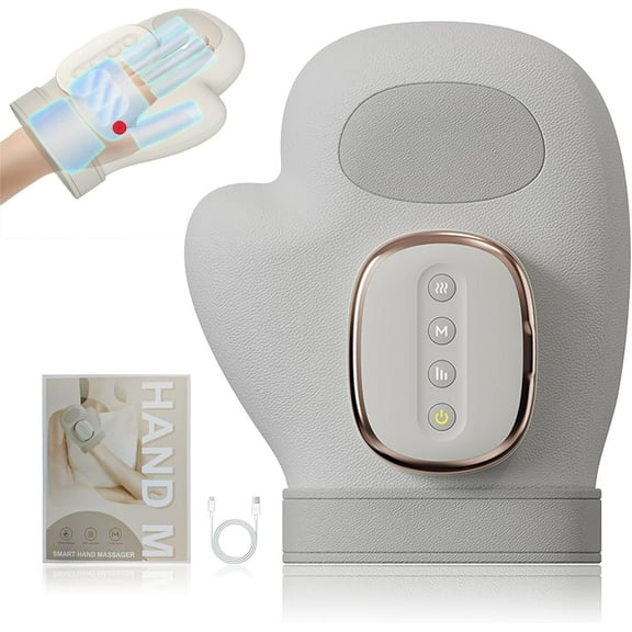 Heated Compression Glove for Arthritis & Pain Relief - Smart Hand Massager with Heat Therapy for Office, Gaming, Carpal Tunnel & Recovery