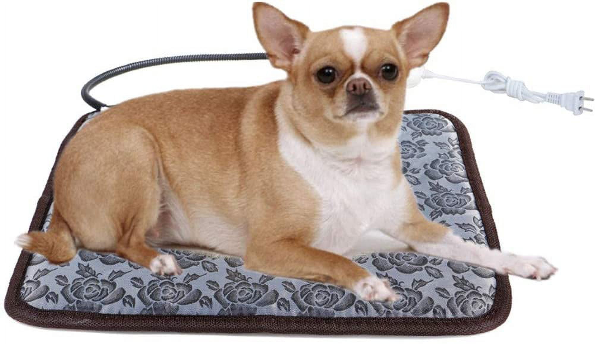 Heated Dog Bed 18x18 Inch Dog Heating Pad For Cats Bed Outdoor Pet heated-dog-bed-18x18-inch-dog-heating-pad-for-cats-bed-outdoor-pet