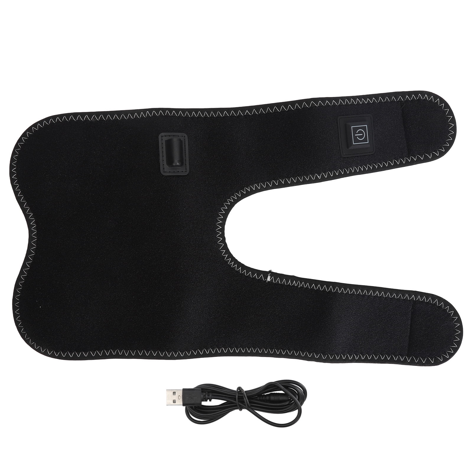 Heated Elbow Brace Efficient Safe 3 Speeds Temperature Control Carbon