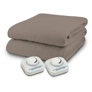 Heated Electric Blanket, Biddeford, Bedding, Slate Grey