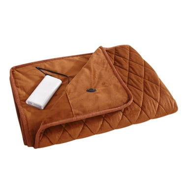 Heated Electric Blanket Soft 5V USB Heating Blanket Machine Washable For Home Travel Office 75X120cm/29.5x47.2inch With 47.2In/120cm Extension Line
