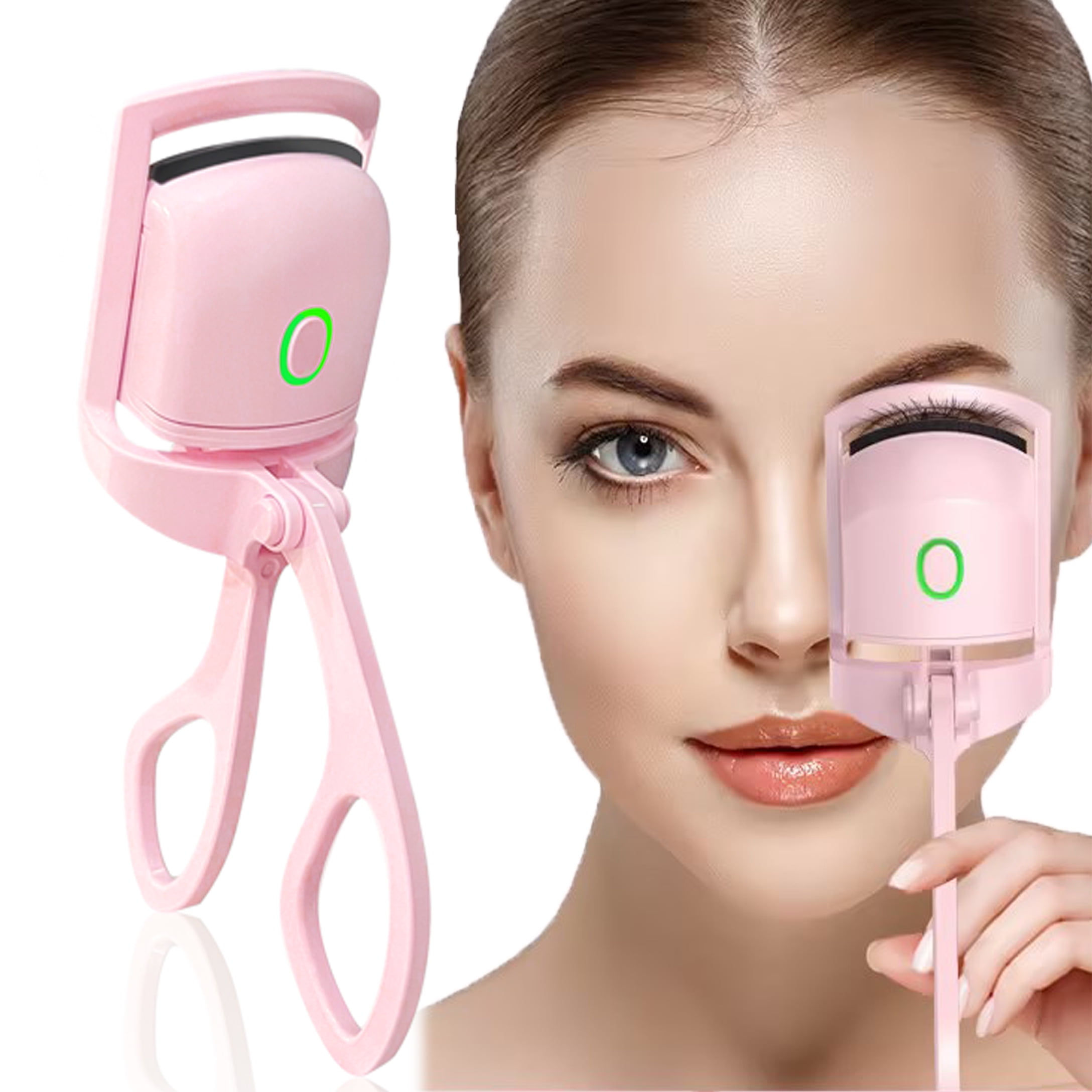 Heated Electric Eyelash Curlers, Long Lasting USB Rechargeable Curly