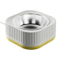 thumbnail image 1 of Heated Electric Water Bowl Small Ice Free Heated Pet Bowl with Thermostatic Control Thermal Bowl for Cats Dogs Rabbits Birds Cage Winter (Yellow), 1 of 3