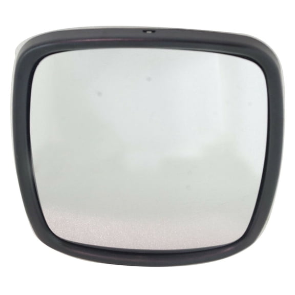 Heated Exterior Rear View Mirror Glass Without Turn Signal with Backing Plate