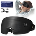 thumbnail image 1 of Heated Eye Mask for Dry Eyes - Silk Cordless Warm Eye Compress Moist Heat, FSA HSA Eligible, Eye Heating Pad for Stye Treatment, Tired Eyes, Sleep, Travel, Washable, Rechargeable, Black, 1 of 10