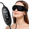 thumbnail image 1 of Heated Eye Mask for Dry Eyes, Warm Eye Compress for Eye Strain Relief, USB Powered Sleep Mask with 3 Heat Levels and 4 Timer Settings, Soft Comfortable Fit for Bedtime, Office and Travel, 1 of 7