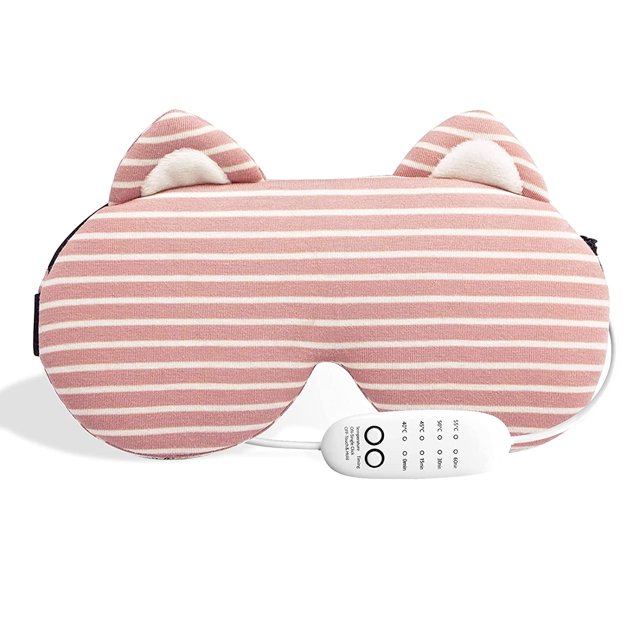 Heated Eye Mask, Heat Eye Mask for Sleeping, Warm Eye Compress for Dry