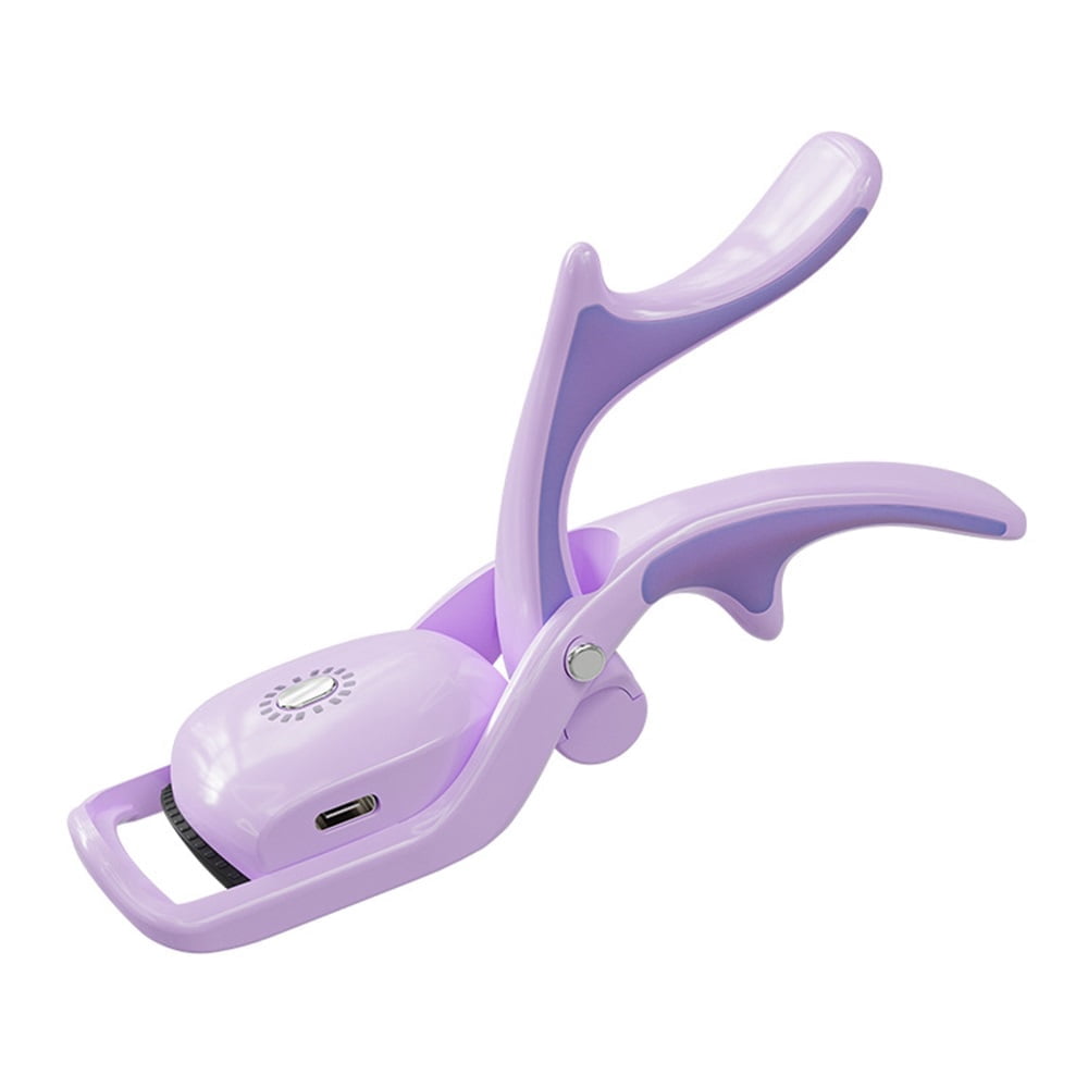 Heated Eyelash Curler, Fast 5s Heat up, 24 Hours Long Lasting, Rechargeable Electric Lash Curler, Temperature Control, Safe Anti-Burn Eye Lash Curler, Quick Natural Curling Lashes