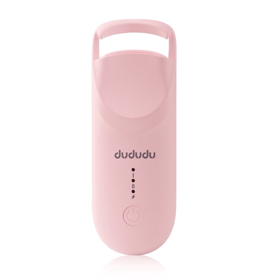 Heated Eyelash Curler, Portable Travel-Size Mini Electric Heated Lash Curler - 2-Level Adjustable Temp & Type-C Recharge, 10S Heat 3S Style 24H Lift for Long-Lasting Natural Effortless Curves