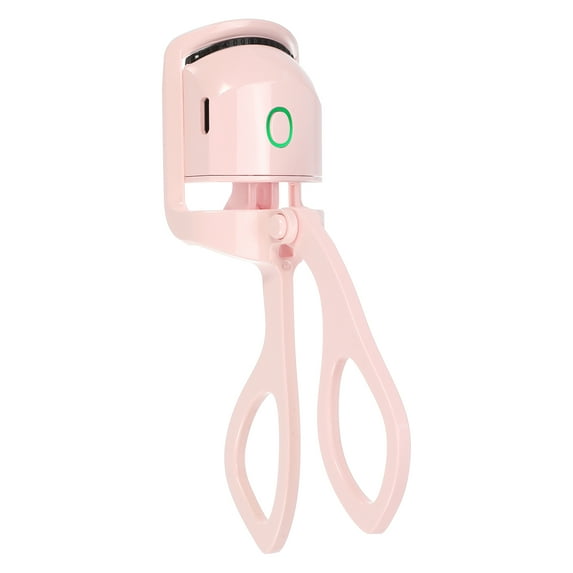 Heated Eyelash Curler Rechargeable Eyelash Curler Hot Eyelash Curlers for Curl Natural Eyelashes Pink