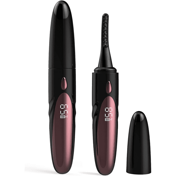 Heated Eyelash Curler, USB Rechargeable Electric Eyelash Curler, Quick Pre-Heat Natural Curl Long Lasting