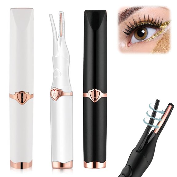 Heated Eyelash Curler for Women with 3 Heat Modes, Rechargeable Lash Tool, Mini