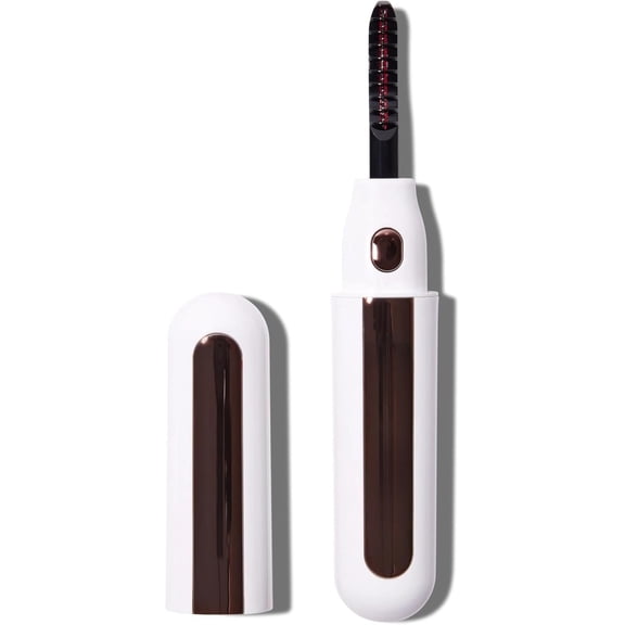 Heated Eyelash Curler with 10s Fast Heating, Portable Electric Lash Device with USB-C