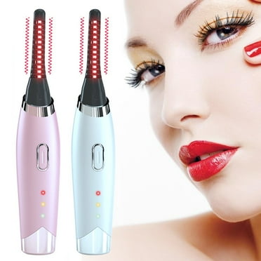 Heated Eyelash Curlers, Heated Eyelash Curler USB Rechargeable for Quick Natural Curling, Long Lasting Curl Eyelashes Valentine's Christmas Gifts for Women