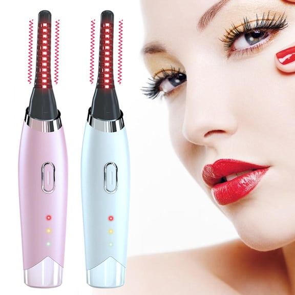 Heated Eyelash Curlers, Heated Eyelash Curler USB Rechargeable for Quick Natural Curling, Long Lasting Curl Eyelashes Valentine's Christmas Gifts for Women