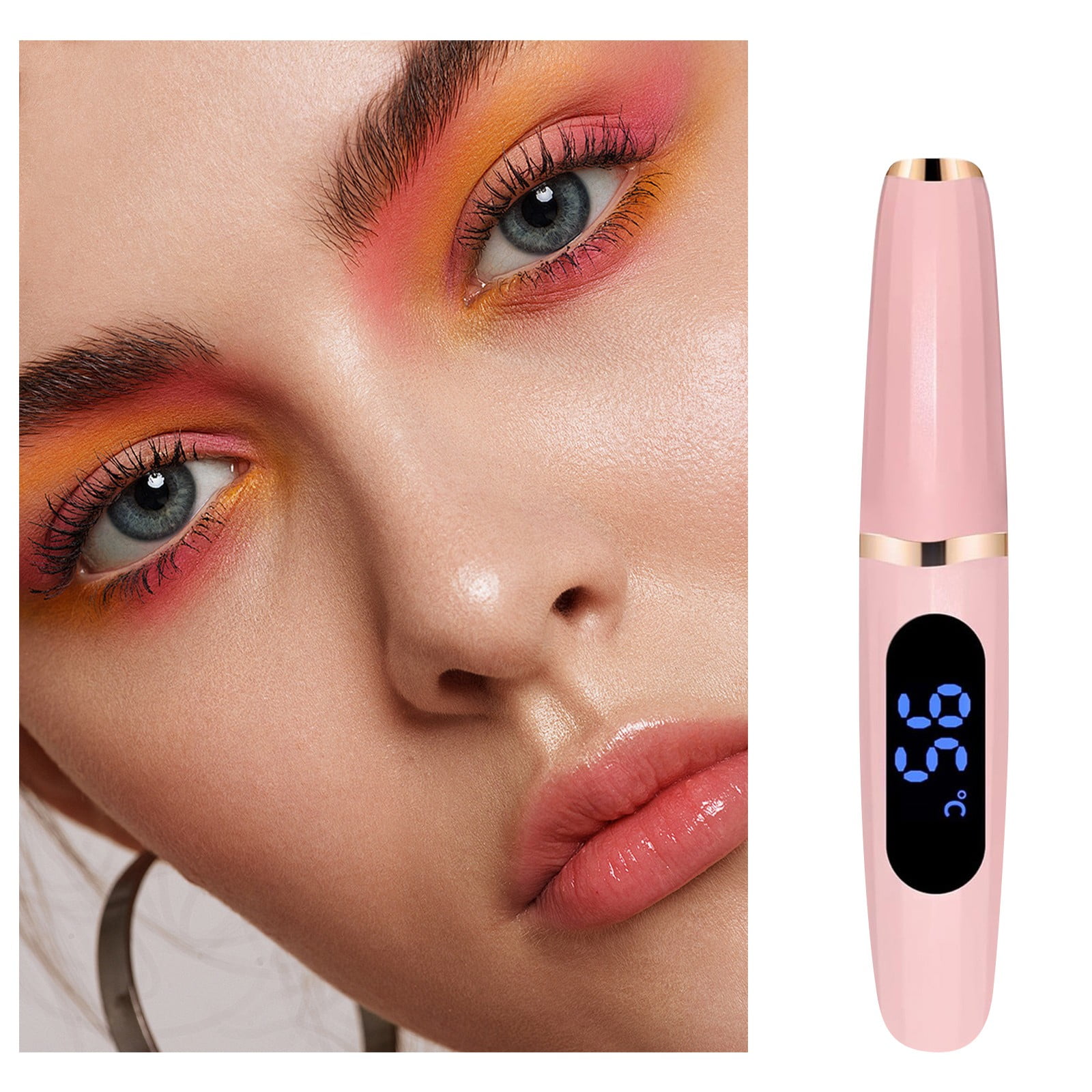 Heated Eyelash Curlers Heated Lash Curler With Comb Electric Eyelash Curler LED Display 3 Temp