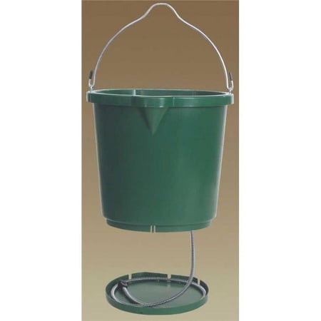 Heated Flat Back Bucket Green 5 Gallon - FB-120