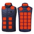 thumbnail image 1 of Heated Gilet for Men Women USB Intelligent Constant Temperature Heated Vest Washable Winter Warm Plus Size Zipper Sleeveless Coat for Outdoor Camping Riding (No Battery) Blue M, 1 of 7