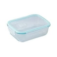 thumbnail image 1 of Heated Glass Lunch Box, Microwave Safe Bento Box, Fresh-keeping Divided Meal Prep Container, Portable Food Storage for Work, Leakproof Reusable, 1 of 5