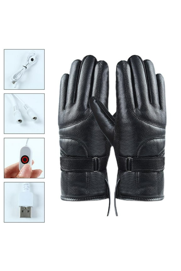 Heated Glove Liners,Rechargeable Battery Electric Heated Gloves Winter Warm Glove Liners Thin Gloves Riding Ski Snowboarding Hiking Cycling Hand Warmers for Driving Cycling Hiking Biking Outdoor