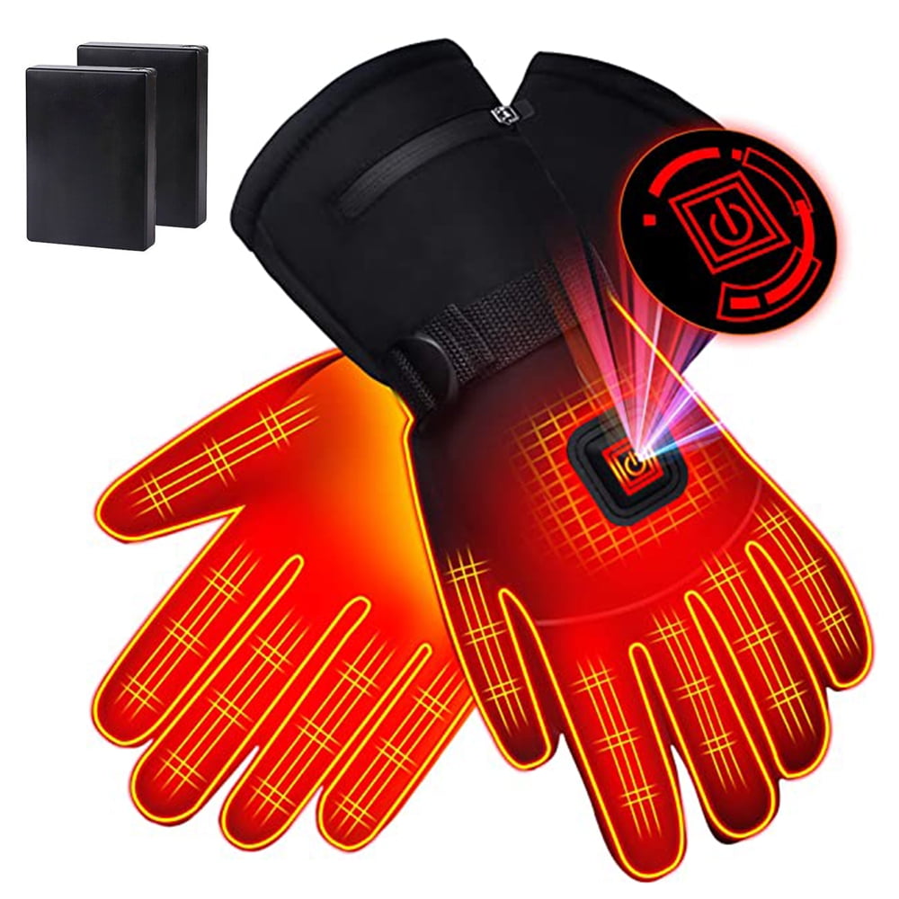 Heated Glove Liners for Men Women,Rechargeable Battery Electric Heated