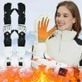 thumbnail image 1 of Heated Gloves under $5! Cagogo USB Heating Gloves, Electric Heated Gloves for Skiing, Outdoor Winter Gloves, Rechargeable Thermal Gloves, Cold Weather Sports Gloves, 1 of 9