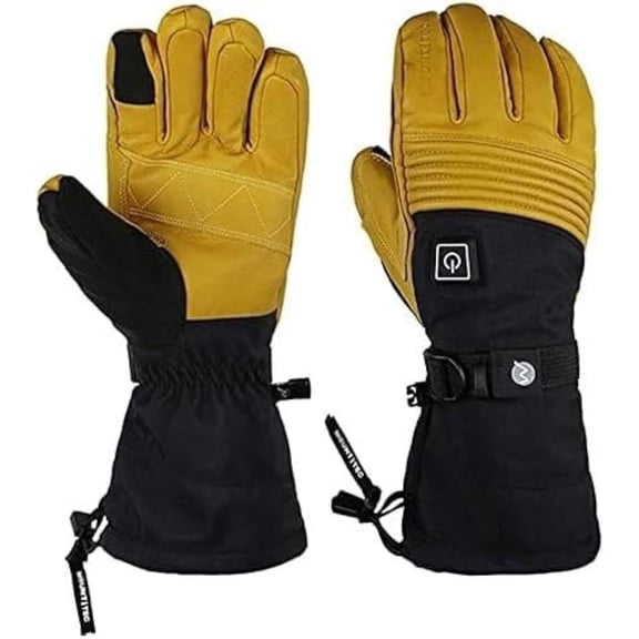 Heated Gloves Electric Heated Glove Hand Warmers Rechargeable 3 Levels Temperature Control, Heating Thermal Gloves Waterproof Windproof Touchscreen