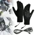 thumbnail image 1 of Heated Gloves Electric Rechargeable Battery Hand Warm Windproof Thermal Winter, 1 of 9