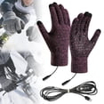 thumbnail image 1 of Heated Gloves Electric Rechargeable Battery Hand Warm Windproof Thermal Winter, 1 of 9