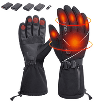 Heated Gloves, Electrician Warmer Gloves, Winter Gloves for Women & Men, Touchscreen Rechargeable Waterproof Gloves for Motorcycle, Outdoor Sports