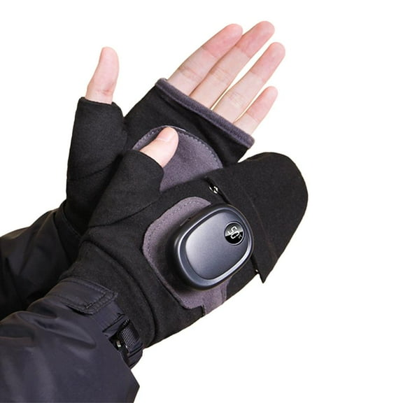 Heated Gloves for Men Women,2025 New Heated Gloves for Work,Rechargeable Hand Warmers Electric Heating Glove,Adjustable Convertible Mittens for Work Cycling Skiing Camping Hiking