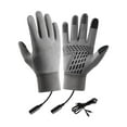 thumbnail image 1 of Heated Gloves for Men and Women - Electric Battery Powered Hand Warmers - Waterproof Touchscreen Gloves for Motorcycle Riding and Skiing ( Basic Heating / Gray / XL ), 1 of 9