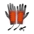 thumbnail image 1 of Heated Gloves For Men Women Touchscreen Waterproof USB Winter Gloves Thermal Heating Gloves For Driving Cycling Hunting Hiking Outdoor Cold Weather Hand Protection Warmth, 1 of 9
