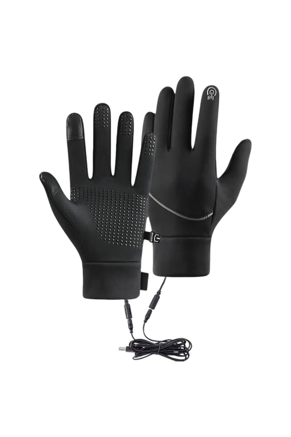 Heated Gloves for Men and Women, USB Electric Heating Gloves with Touchscreen Fingers, Winter Full Finger Hand Warmers for Skiing Cycling Hiking Driving and Texting Outdoors