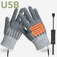 thumbnail image 1 of Heated Gloves for Men Women USB Electric Rechargeable - Winter Thermal Waterproof Warm Gloves for Outdoor Ski Snowboard Motorcycle, Cold Weather Gear, Holiday Gift Idea, 1 of 7