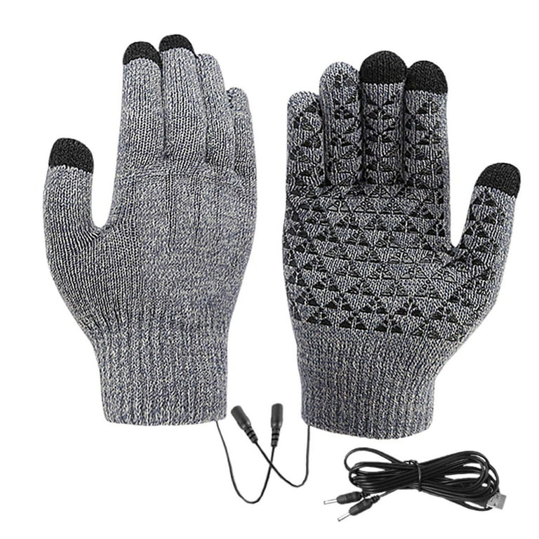 Heated Gloves for Men Women USB Electric Rechargeable Winter