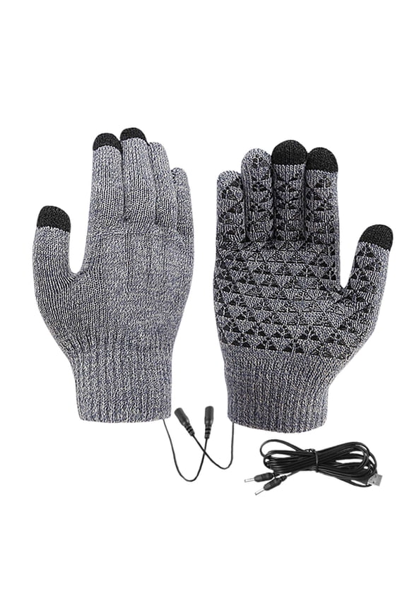 Heated Gloves for Men Women USB Electric Rechargeable - Winter Thermal Waterproof Warm Gloves for Outdoor Ski Snowboard Motorcycle, Cold Weather Gear, Holiday Gift Idea