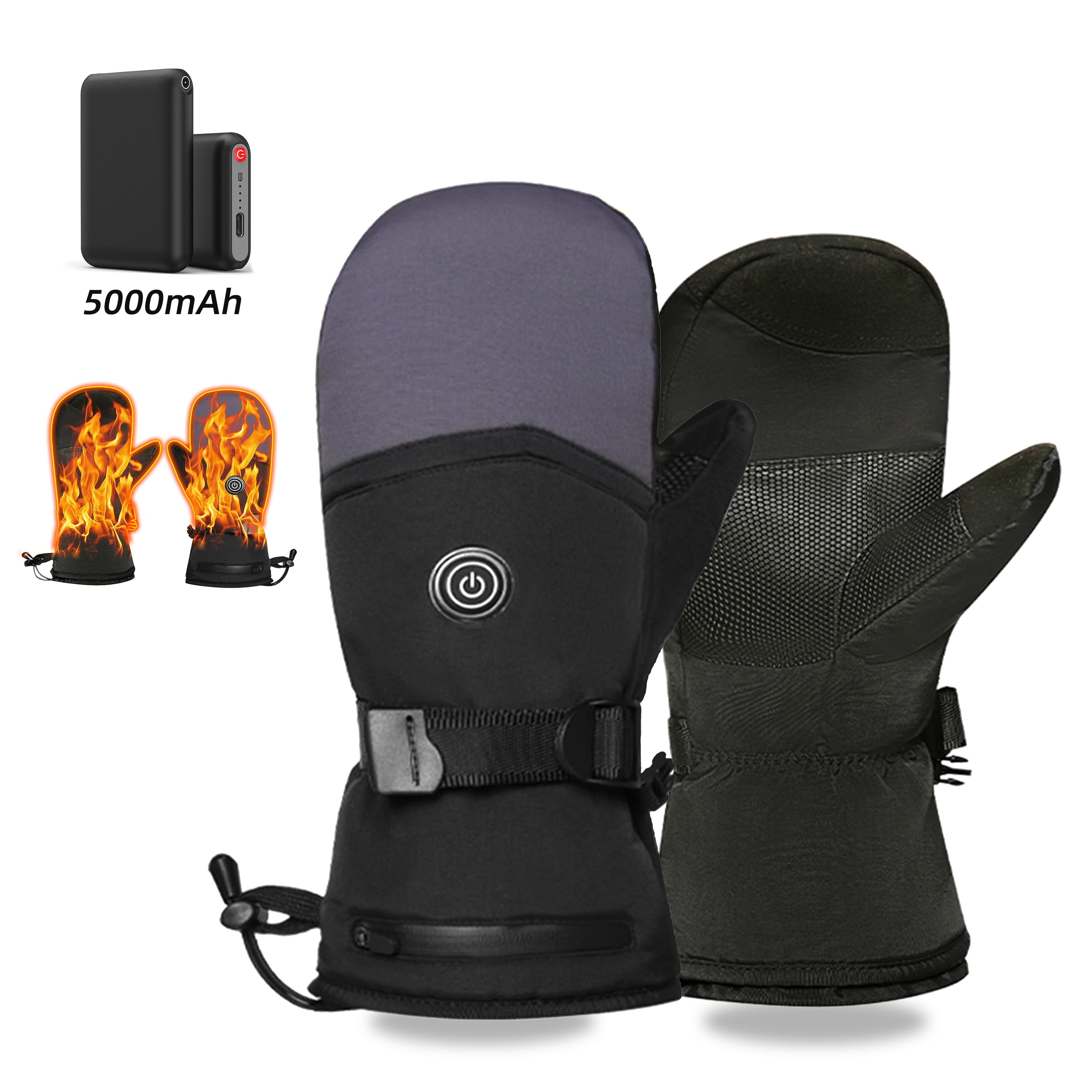 Rechargeable Heated Gloves for Men Women For Winter Outdoor Work Snowmobiling Hunting Camping Walmart